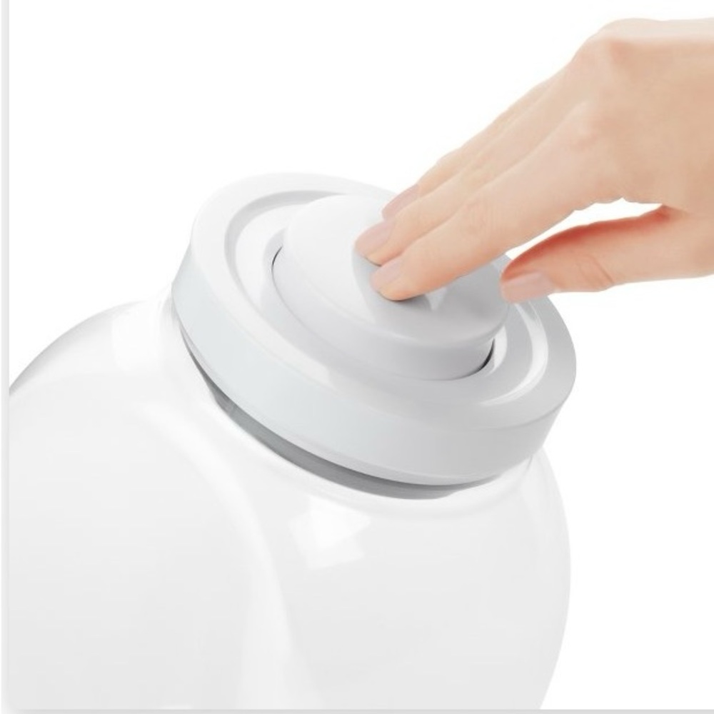 Oxo White and Gray Cookie/Food Storage Jar - Picture 2 of 3